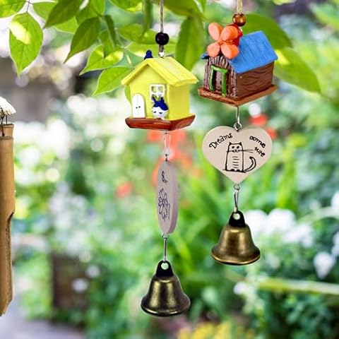 Ansbersta 2 Pack Wind Chimes - Perfect Porch Decor and Lovely Gifts for Kids, Birthdays, and Best Friends - Memorial Wind Chimes Cover