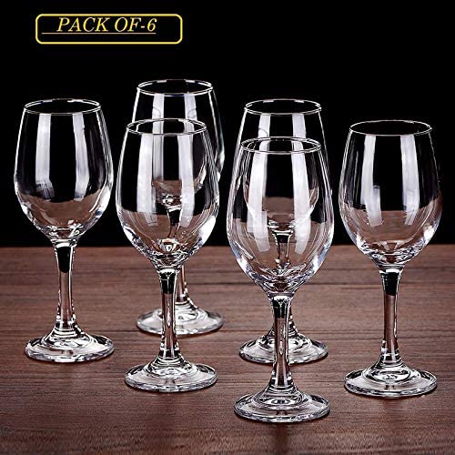 MZP Italin Premium Luxury Wine Glasses Set of 4 - Italian Style, Hand Blown, Long Stem 450 ml Wine Glasses - Great Gift Packaging - Ideal for Any Occasion (450 ml, 4) 2