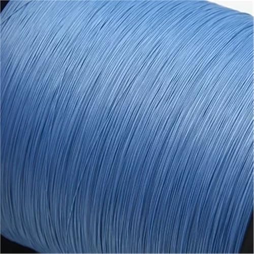 10/20/50/100M UL10064 PTFE Wire 40/36/34/32/30/28/26AWG PEP Plastic Solder High Conductivity Copper Cable Fine(Blue,100M_34AWG)