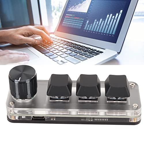 Teclado Mecánico Gamer 3-Teclas USB-C Negro miniatura 4