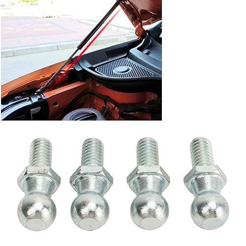 4pcs 13mm Kugelschstene mit Hardware 5/16in 18 Gewinde Lange Haltbarkeit für Gasstreben -Gaslift -Stützkugel Runde Kugelschrauben Runden Kugelschrauben