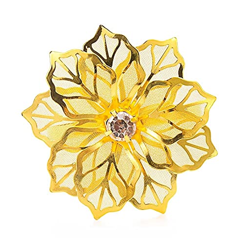 porte serviette 1 PC Cristaux cristal fleur de serviette de serviette porte-robe de cuisine de la salle de serviette decoration (Color : Gold) Cover