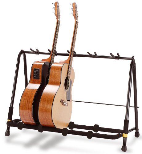 HERCULES GS-525B 5-fach Gitarrenständer Gitarren Ständer Stand, auch für Nitrolacke !