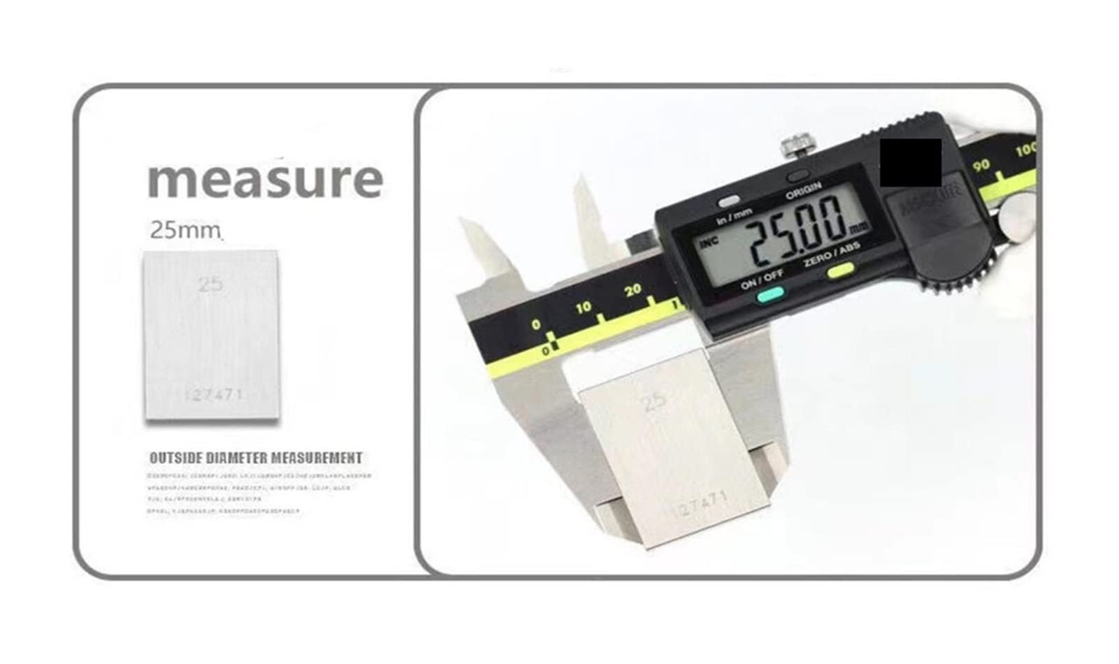 Suwmiarka cyfrowa, 6in 8in 12in cyfrowy LCD Calipery Vernier 150mm 200mm 300mm 500-193-30 Miernik Elektroniczne narzędzia do pomiaru ze stali nierdzewnej(200mm 500-197-30)