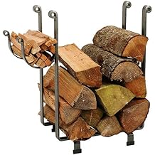 Enclume Rectangular Log Rack, Hammered Steel