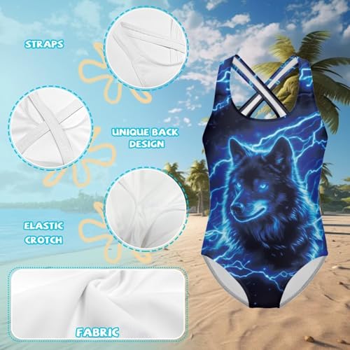 Image of Girls One Piece Swimsuits Size 5-14 Kawaii Gymnastics Leotard for Beach Vacations