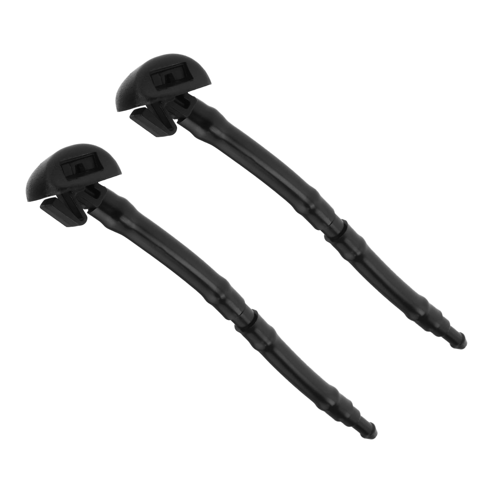 SG Store 2 dysze do spryskiwaczy przedniej szyby z wężem kompatybilne z Peugeot 407 OE 6438Z1 6438.Z1 27,1 x 21,2 mm długość rury 12 cm dysza spryskiwacza przedniej szyby