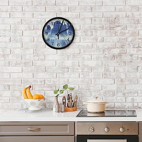 Horloge murale silencieuse pour stopper le bruit dans la chambre - 8