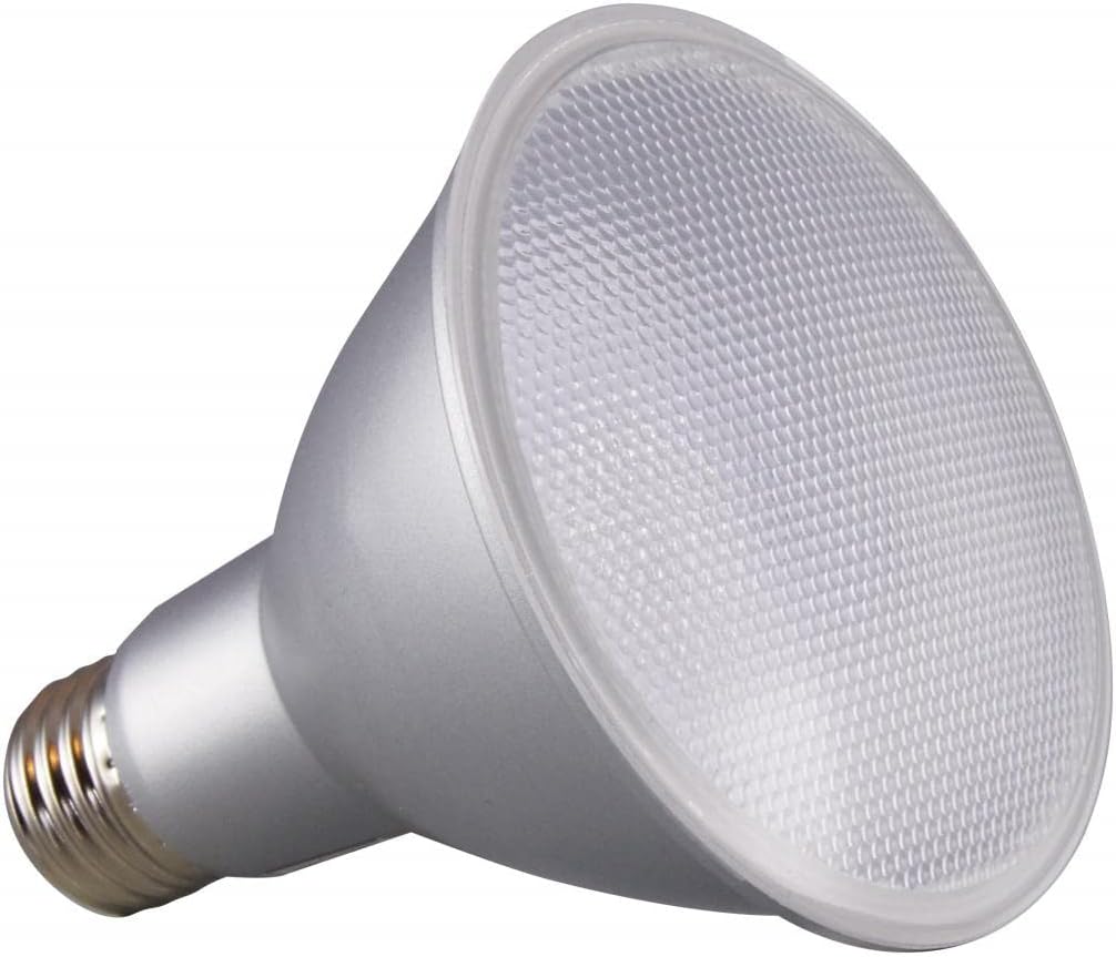 Satco Lighting S29430-12.5 Watt PAR30LN LED Dimmable Light Bulbs - 2700K - 40 Degree Beam Angle - Medium Base - 1000 Lumens - 120 Volts (6 Pack of Bulbs)
