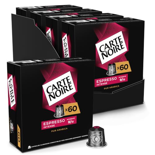 CARTE NOIRE - Café Capsules Espresso Intense N°9 - Compatible Nespresso®