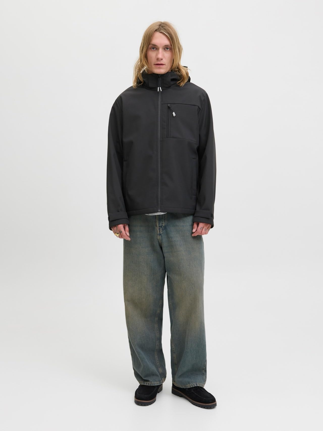 JACK & JONES Jjthatcher Softshell Hood Jjthatcher Veste Softshell à Capuche Homme (Lot de 1)
