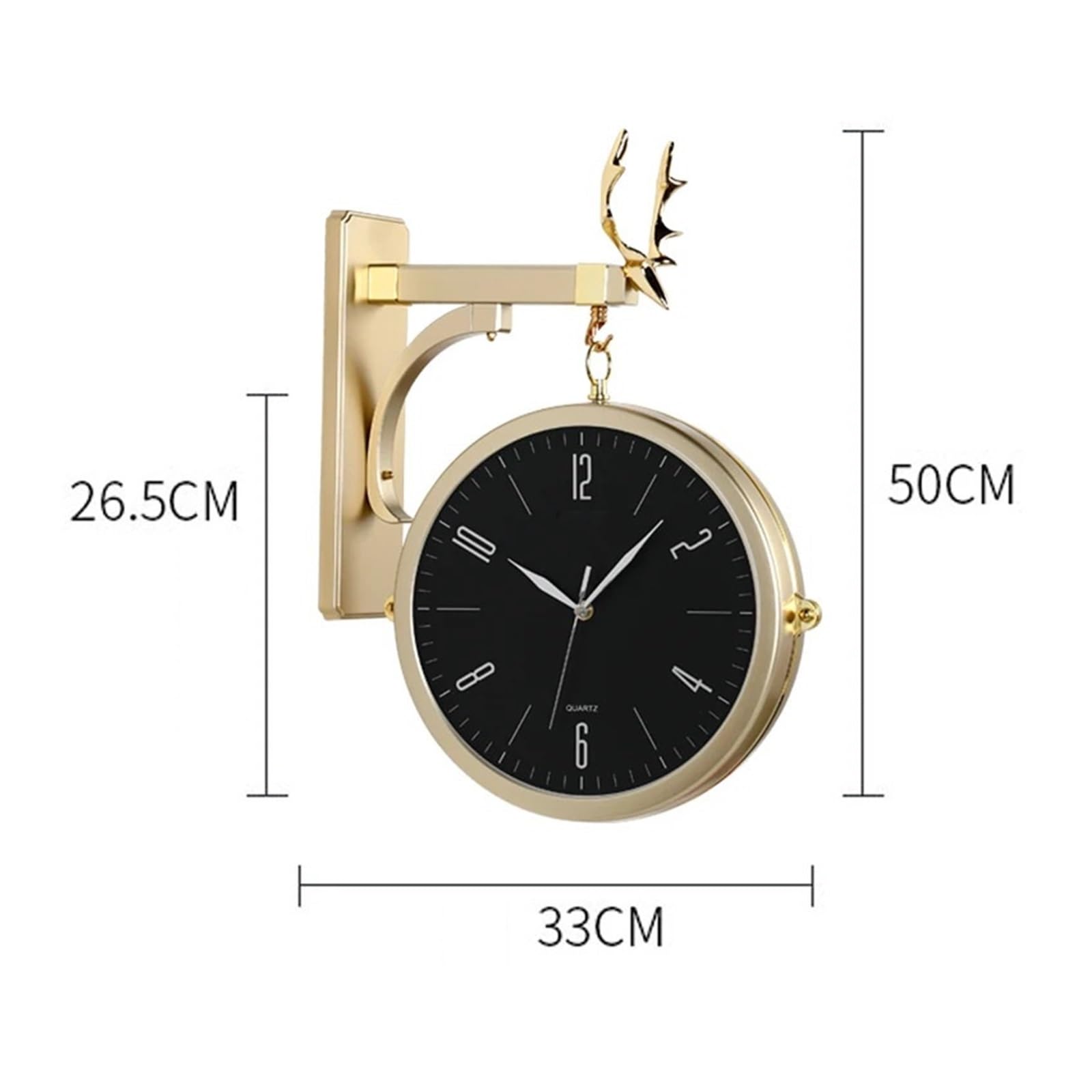 Amazon.com: WYUYIWH Wall Clock Modern Art Wall Clock Double