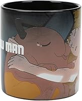 Vista 5 de Bioworld Taza de cerámica de 16 onzas con diseño completo de Denji de Chainsaw Man