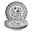 Iris Blue (4pc Dinner Plate Set)