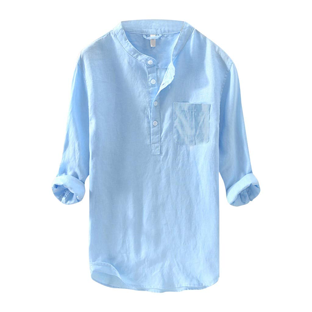 Buy Cotton Linen Shirts Sale Long 