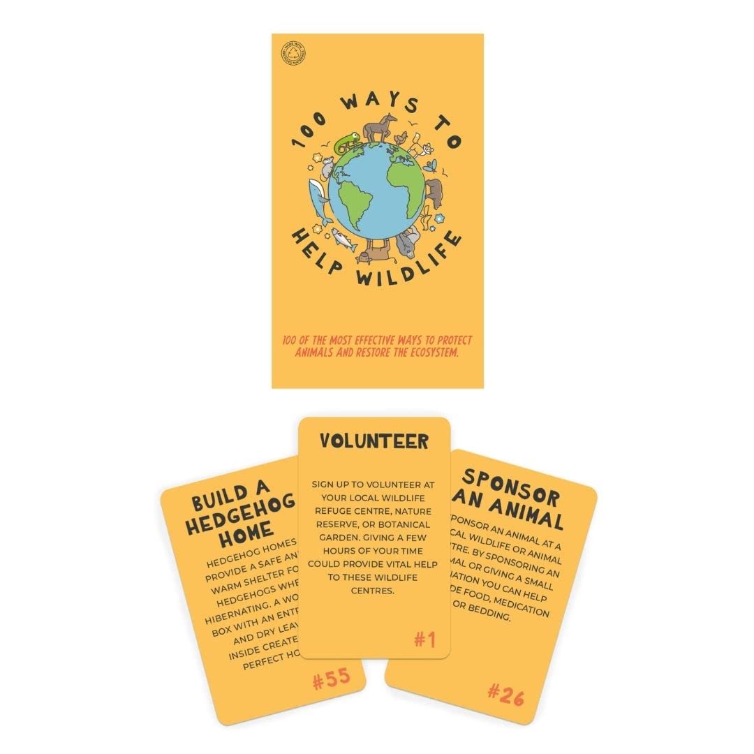Gift Republic 100 Ways to Help Wildlife