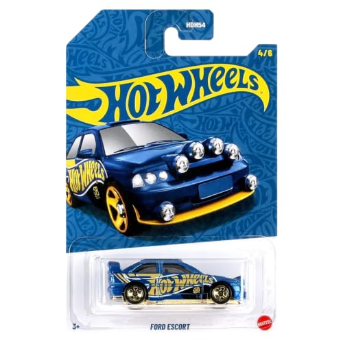 Image of Hot Wheels 58th Anniversary Ford Escort for 3 Years & Above 4 /6 (Blue /Gold)