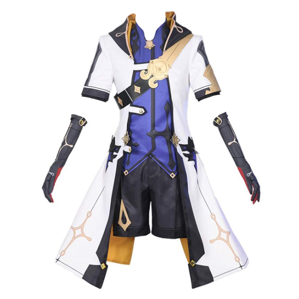 Amazon | ゲーム 原神 げんしん アルベド コスプレ 衣装 仮装 日常服