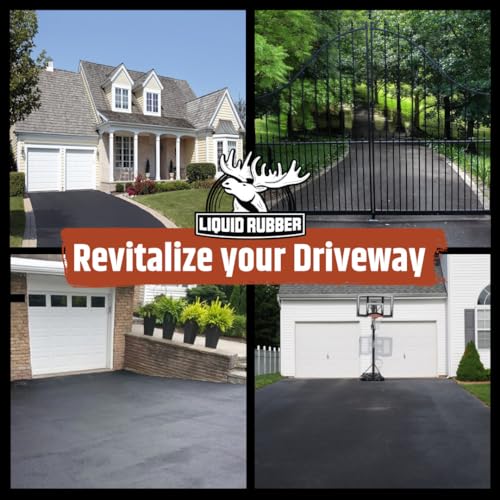 Liquid Rubber 29002CA Driveway Restore - Highly Flexible Asphalt Coating Fills Cracks And Revitalize thumb #3