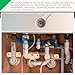 50 Pack 3/4 Inch Pipe Clamps Pex Clamp Bulk Pipe Supports Suspension Clamp Tool for Pex, Copper, Cpvc Pipe (Butterfly Style)
