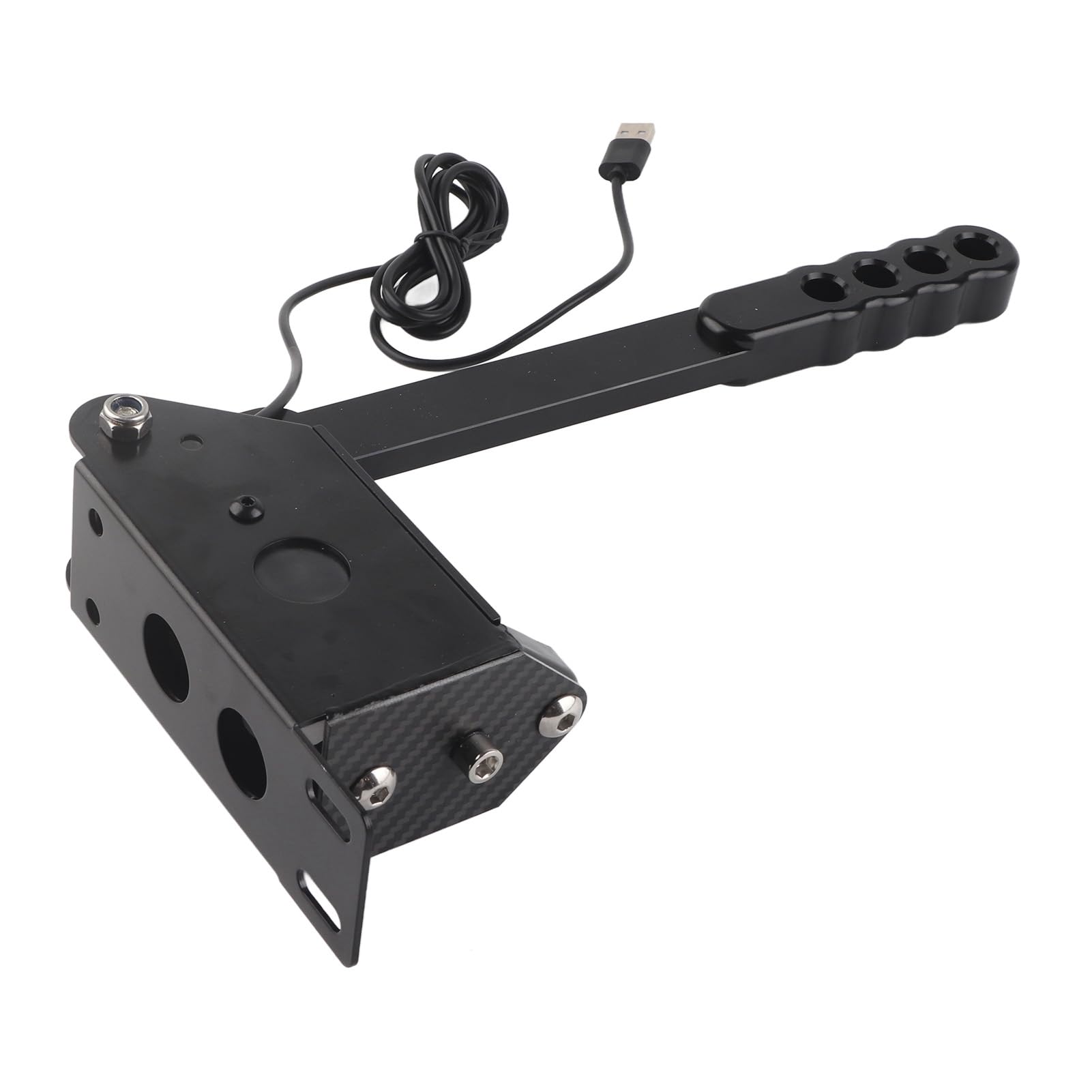 Taidda Controller di Gioco con Funzionamento Semplice del Freno a Mano USB in Lega di Alluminio Premium per gli Appassionati di Corse