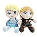 Yasdf 2 Pièces Princesse Congelée Anna Et Elsa Jouets en Peluche Poupée 20 Cm Jolies Filles Jouets Congelés en Peluche Enfants Jouets Cadeaux d'anniversaire