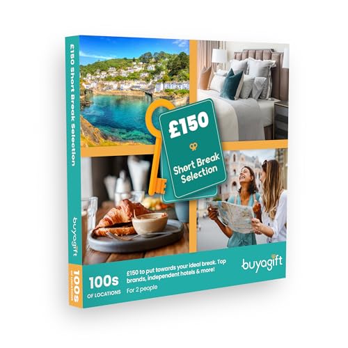 Buyagift Kurzurlaub-Erlebnisbox – Kurzurlaube und Mini-Urlaub in ganz Großbritannien und Europa