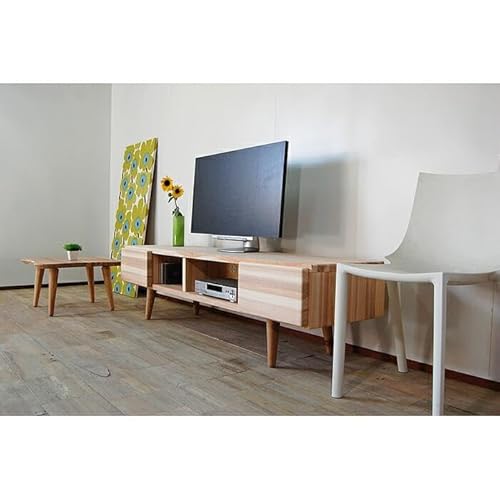 [撫でたくなる国産杉のすべすべキャビネット]NADEテレビボード 170 国産杉