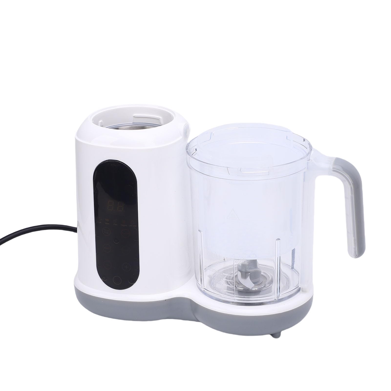 Fruttino per Alimenti per Bambini, Macinatura Automatica per Bambini e Frullatore con Timer Grande capacità, Materiale Plastico di Sicurezza, Funzionamento Facile, Taglierina di