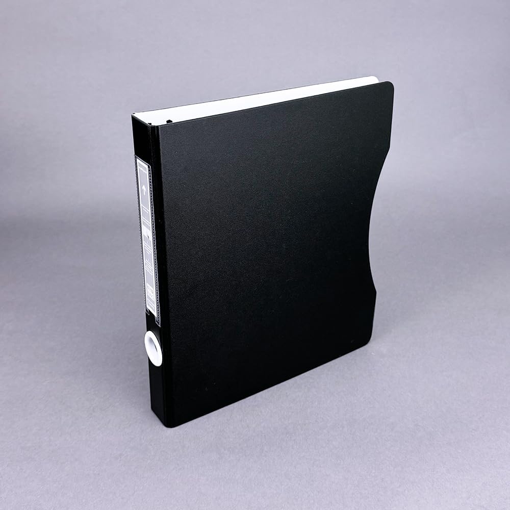 Slim Mini 3-Ring Binder Set with Matching 5.5 x 8.5 Sheet Protectors. Included, 2 Binders + 50 Sheet Protectors by Keepfiling