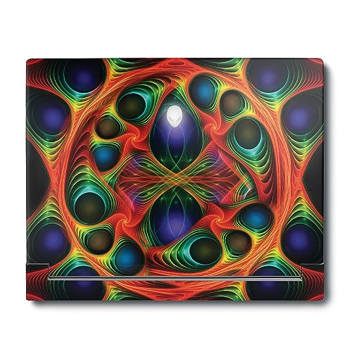 Image of MightySkins Skin Compatible with Alienware X16 R1 (2023) Full Wrap Kit - Fabric Fractal | Protective, Durable, and Unique Vinyl Decal wrap Cover | Easy to Apply & Change Styles | Made in The USA