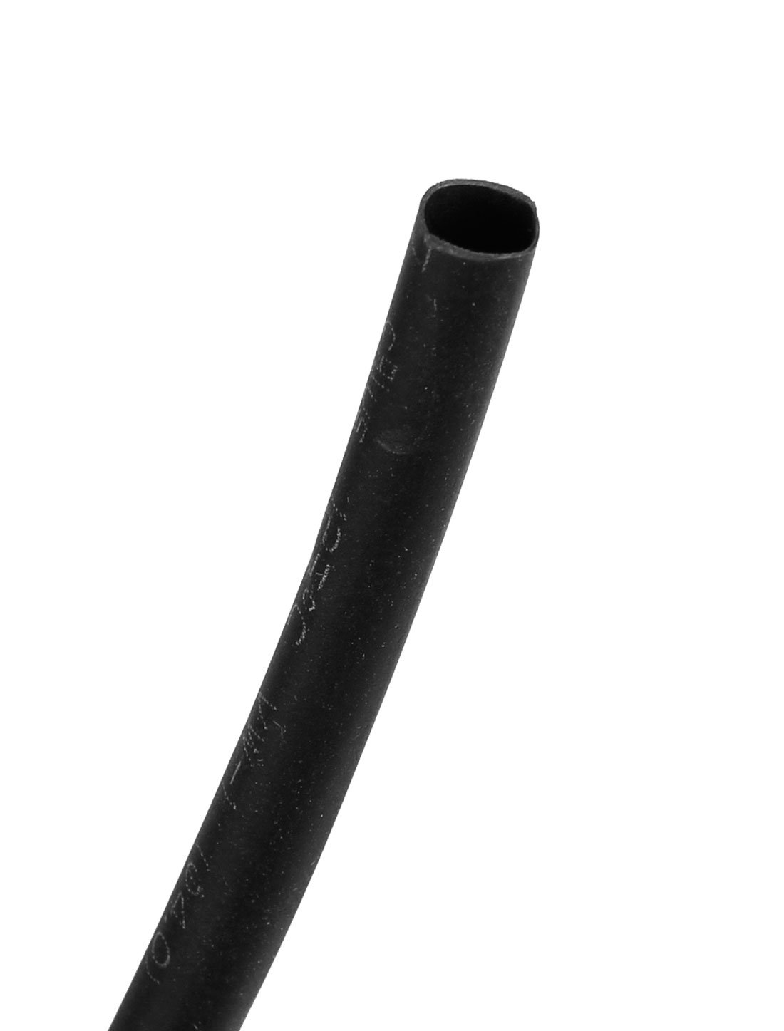 uxcell a14031900ux0274 VW-1 600V 200M 長さ 直径4mm ブラック 熱収縮チューブチューブ