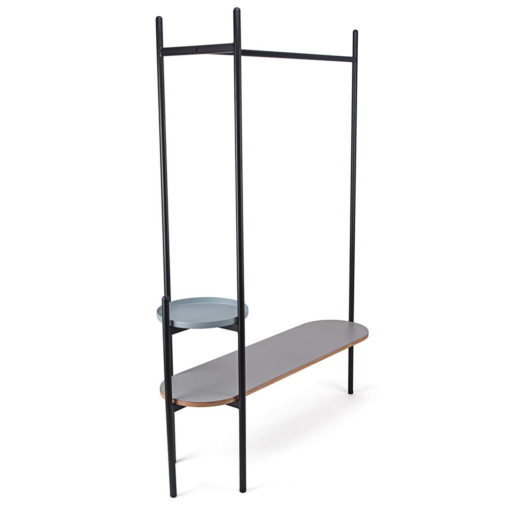 Woodkings® Garderobenpaneel Holz weiß Wandgarderobe Perth massiv