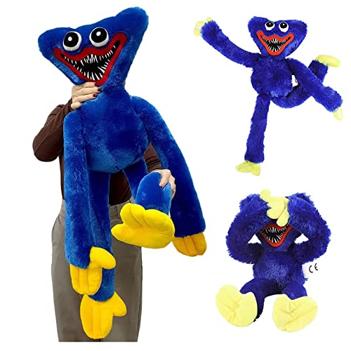 QJJML Poppy Playtime Huggy Wuggy 100Cm,Poppy Playtime Huggy Wuggys Peluche,Poppy Playtime Personaje Peluches 80/100Cm,Muñecas De Peluche De Monstruo De Salchicha,Muñeca De Juego De Terror Cover