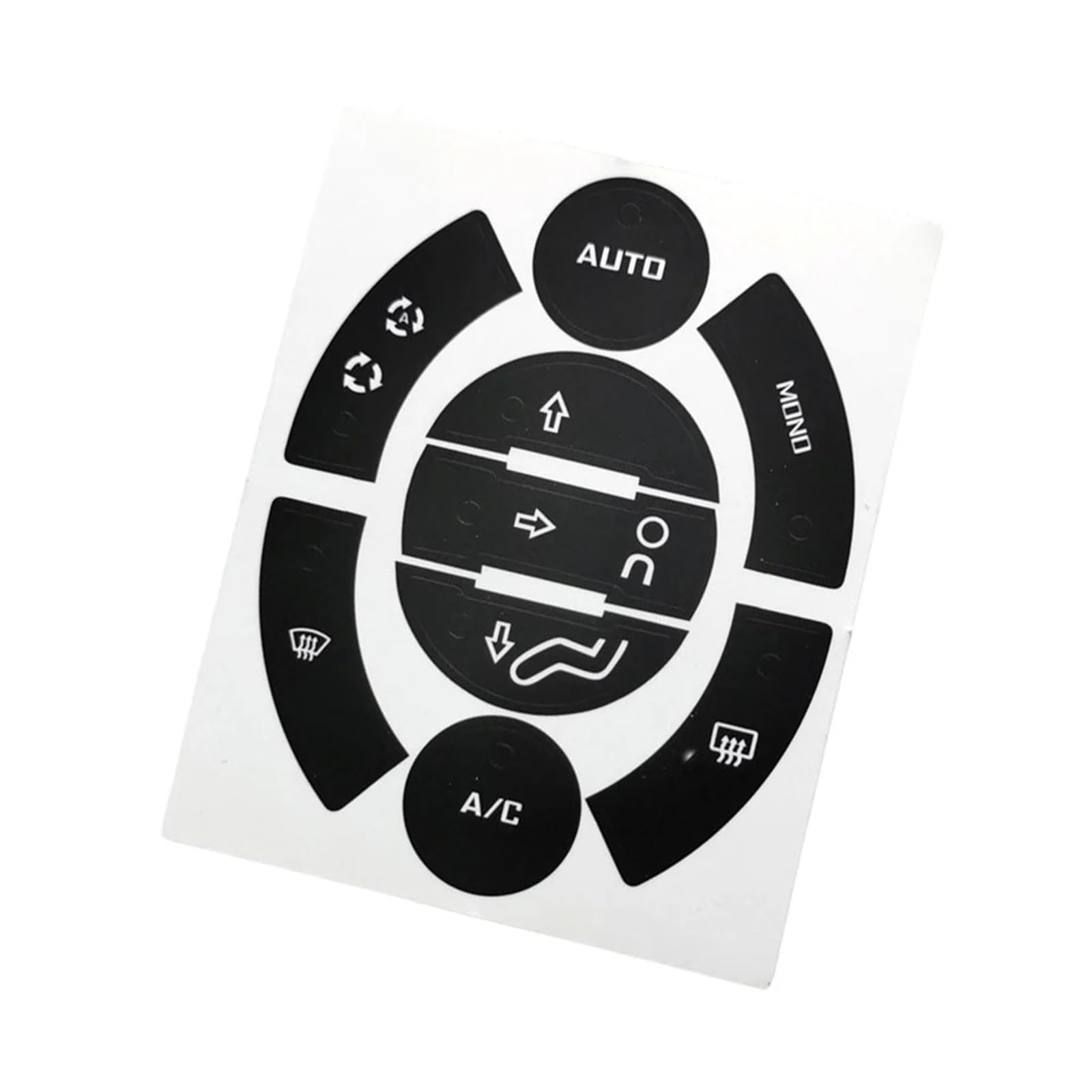 Dash Button Stickers Compatible with 308 for 3008 for 5008 Stickers Button Repair Sticker Climate Buttons Decal Accessories