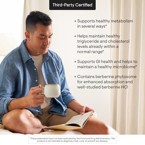 THORNE - Berberine - Dual Action Formula with Phytosome Plus Botanical Extract - Support Heart Health, Immune System, Healthy GI & Cholesterol* - Gluten-Free - 30 Servings - Image 6