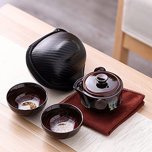 Service à thé en porcelaine chinoise avec théière, tasses, bol, cérémonie, service en porcelaine