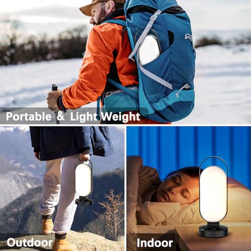 Hapfish Luz Camping Recargable, 5000mAh Lampara Solar Camping, Accesorios Camping, Portatil Plegables Impermeables, Linterna LED Sin Cable para Tienda, Emergencia, Interior, Exterior, Campismo - Image 7
