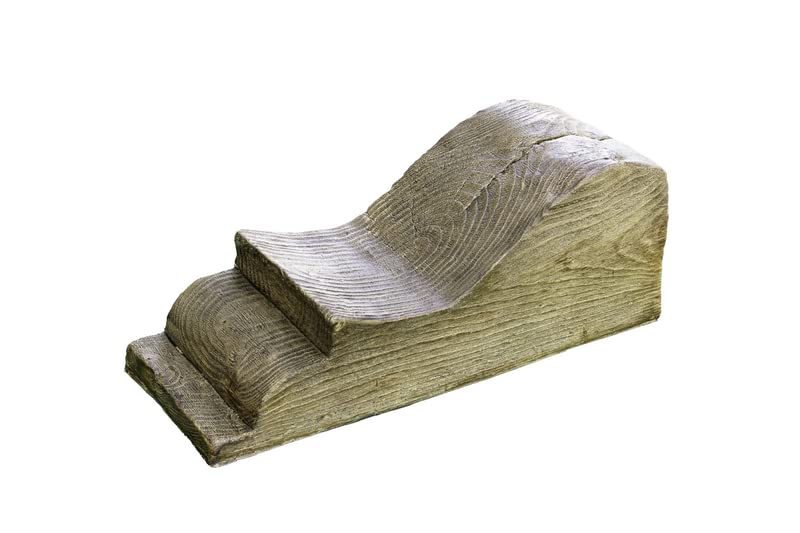 MENSULA DECORATIVA IMITACIÓN MADERA DE POLIURETANO 14CM DE ANCHO X 41CM DE LARGO X 15CM DE ALTO (Miel)
