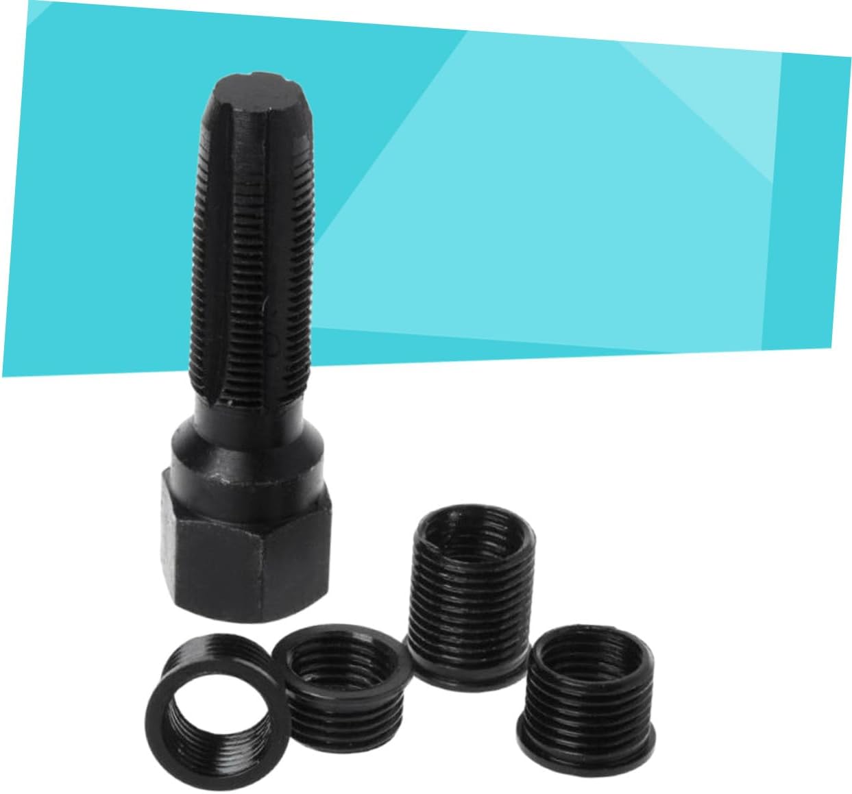 Thread Repair Kit for Automotive Ignition Restoration Thread Insert Tool and Random