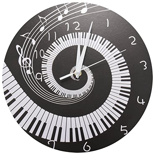 Horloge de Musique haut de gamme au design de piano moderne