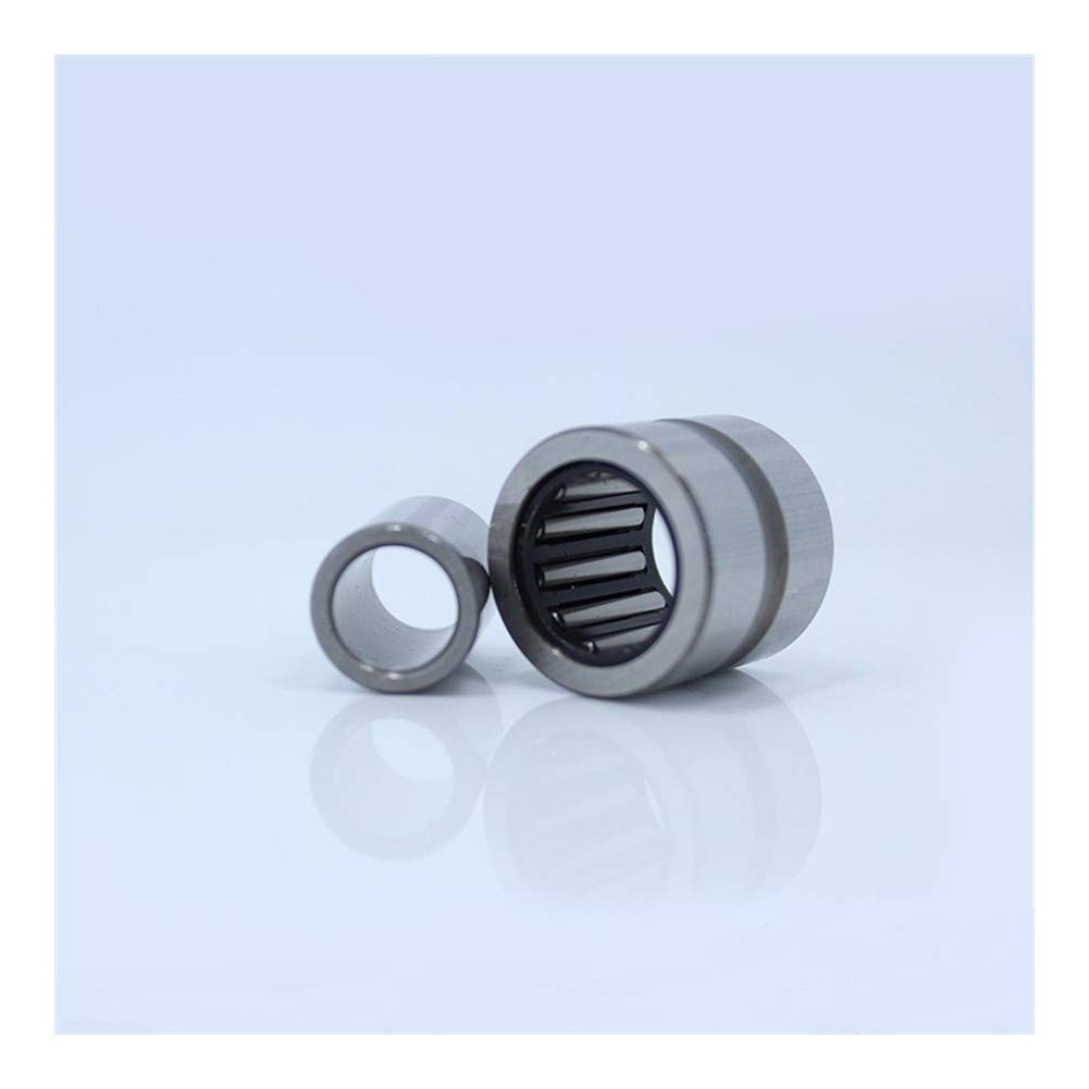 HYUJNAFZR Needle Roller Bearings NKI7/12 Needle Roller Bearing 7x17x12mm Solid Collar Needle Roller Bearings with Inner Ring Bearing NKI 7/12 Bearings