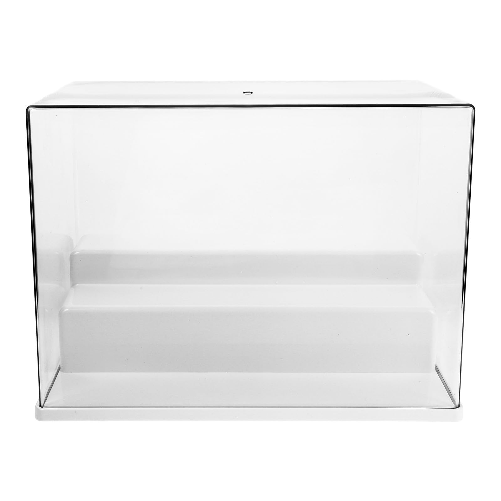 Vitrina Transparente de Acrílico de 3 Niveles para Figuras Coleccionables