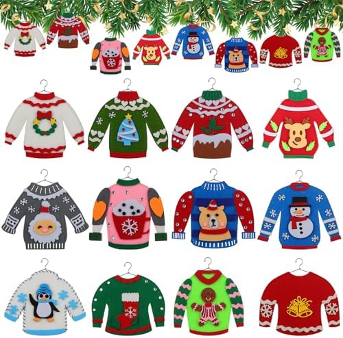 decorar sueter navideño casero