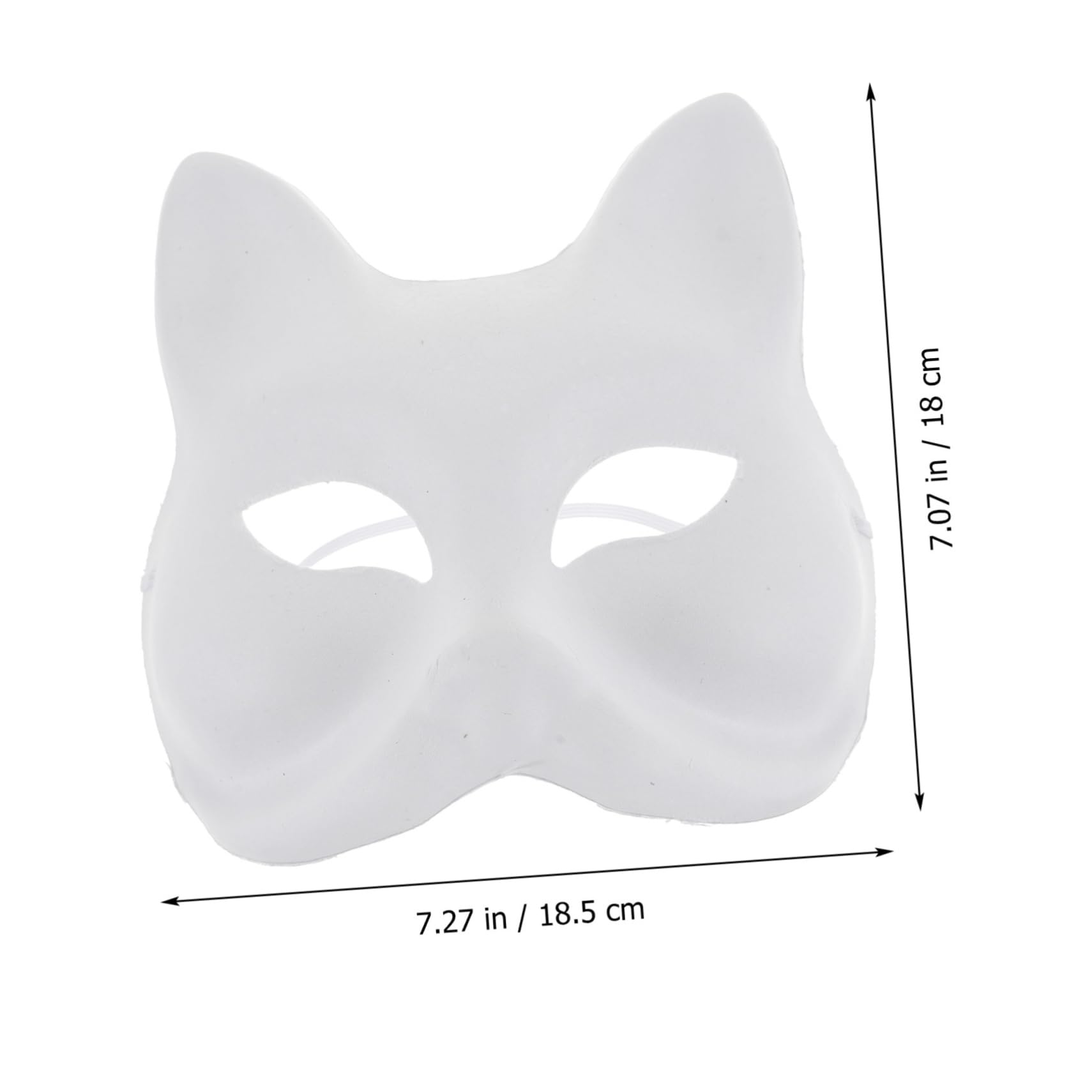 VICASKY 30pezzi Maschera Di Carta Bianca Da Colorare Per Cosplay Maschere Animali Per Feste Eventi e Decorazioni Maschera Vuota Per Per Compleanni e Carnevali