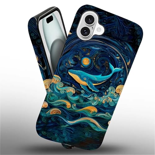 Coque iPhone 16 hybride 2 couches finition mate premium style océan - 2