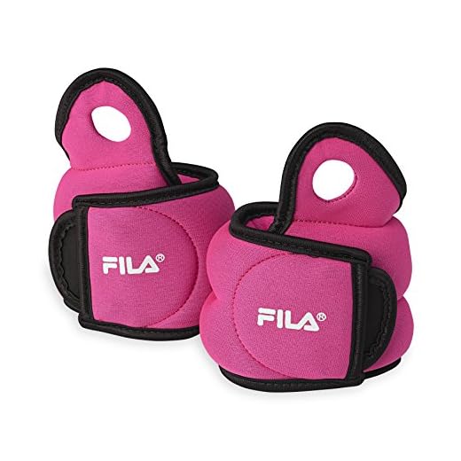 FILA Accessories Wrist Weights Set, 4lb Set (2lbs Each)