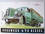  Prospekt/brochure - Borgward LKW 4 to Diesel - sehr schön!