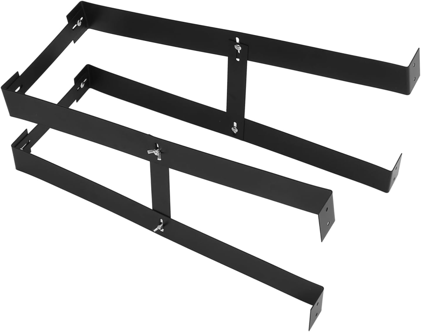 Soporte para CPU bajo escritorio de acero negro 25kg
