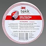 3M Safety Stripe Tape 767, DC Red/White 2